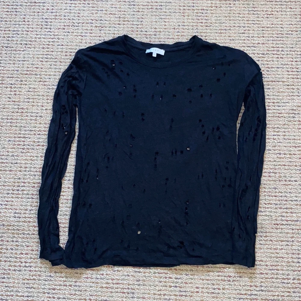 Iro Black Marvina Tee size L - Picture 9 of 12